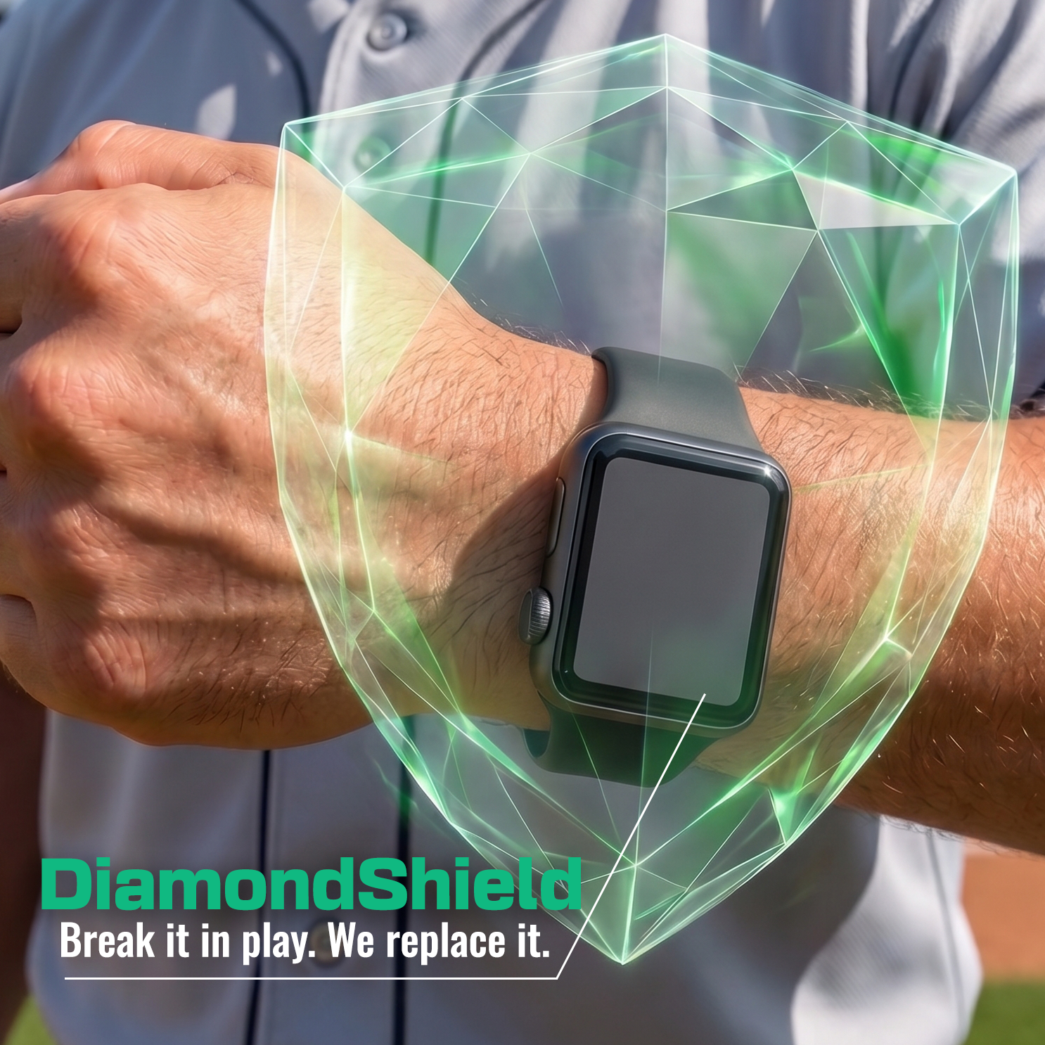 DiamondShield protecting a player device during play